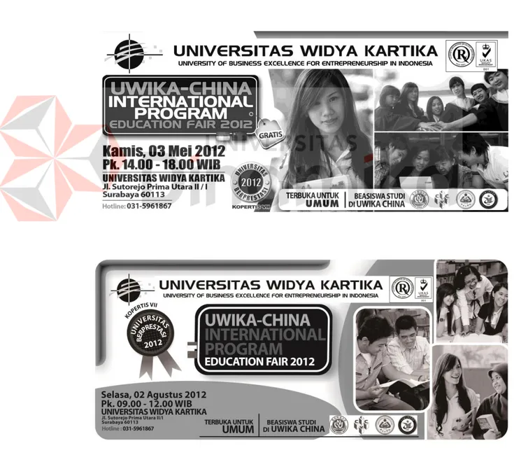 Gambar 5.2 Desain Iklan Universitas Widya Kartika 