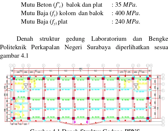 DESAIN STRUKTUR GEDUNG LABORATORIUM DAN BENGKEL POLITEKNIK PERKAPALAN ...