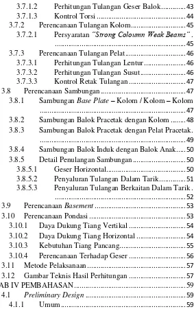 Gambar Teknis Hasil Perhitungan .............................. 57 