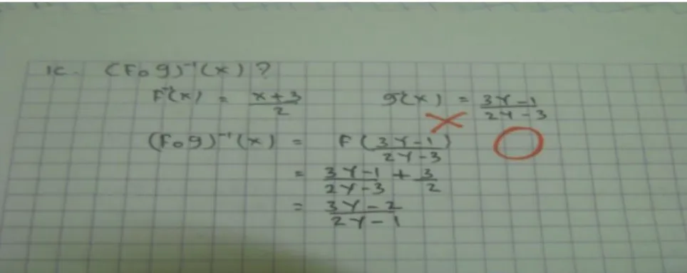 Gambar 2. Jawaban pemecahan masalah siswa nomor 1c yang salah 