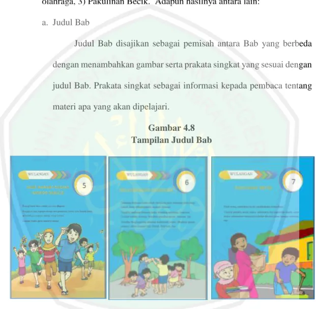 Gambar 4.8  Tampilan Judul Bab 
