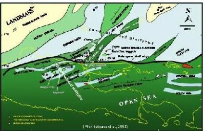 Gambar 2.2.Paleogene Paleo-geography of East Java Basin
