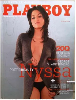 Gambar 3.3 kover majalah Playboy Juli 2006 Dokumen: Playboy Juli 2006 