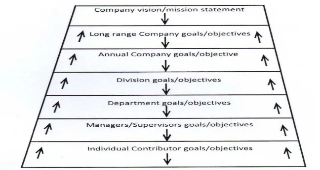 Gambar 2.2.1. Hubungan antara tingkatan organisasi (Sheila J. Costello dalam Wibowo: 2014) 