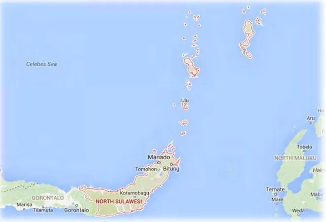 Gambar 4.1 Peta Provinsi Sulawesi Utara 