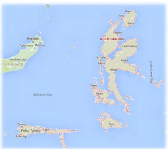 Gambar 4.9 Peta Provinsi Maluku Utara 