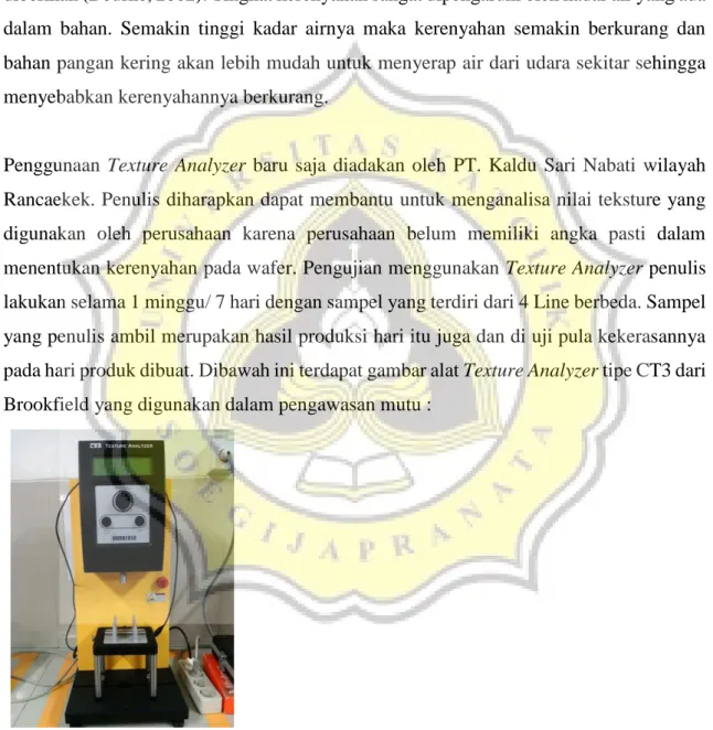 Gambar 6. Texture Analyzer tipe CT3 dari Brookfield 