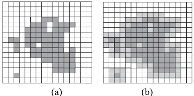 Gambar 2.10 Dilasi pada sebuah gambar (a) gambar asli (b) hasil  dilasi 