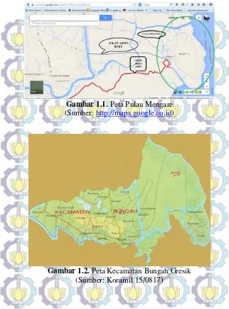 Gambar 1.1. Peta Pulau Mengare 
