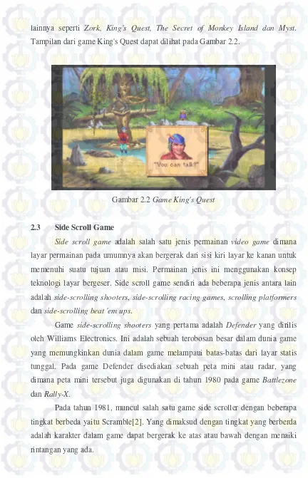 Gambar 2.2 Game King's Quest 