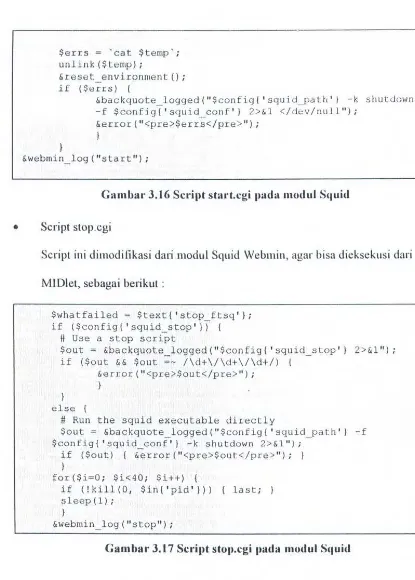 Gambar 3.16 Script shtrt.cgi pada modul S<tuid 
