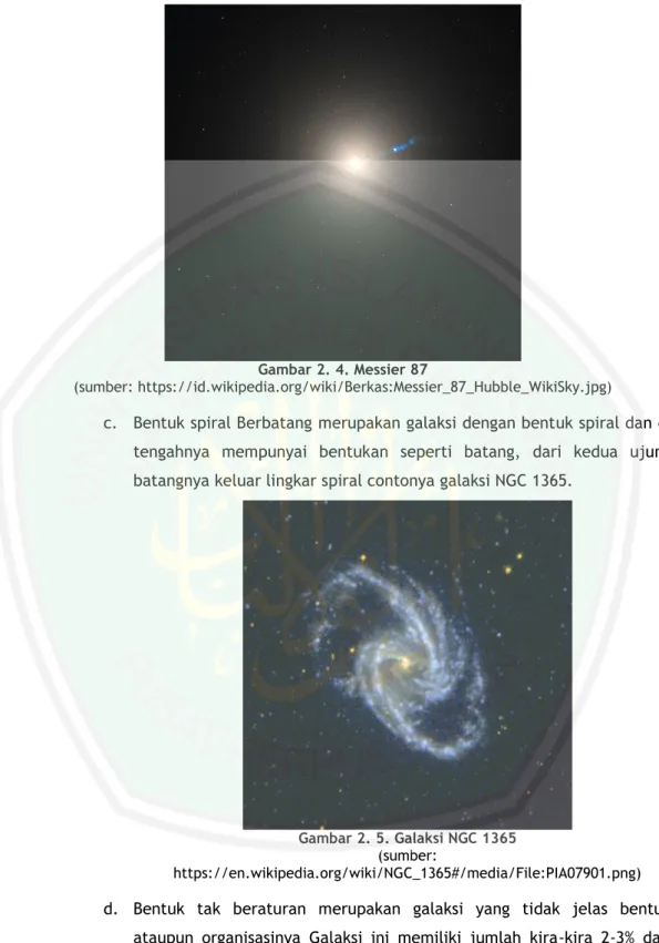 Gambar 2. 5. Galaksi NGC 1365  (sumber: 