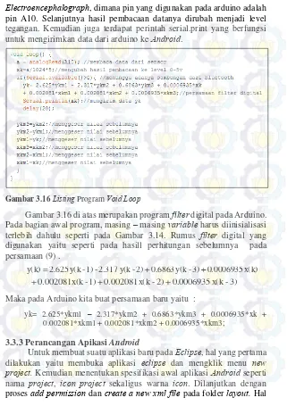 Gambar 3.16 Listing Program Void Loop 