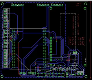Gambar 3.9  Rangkaian Skematik LCD pada STM32F4 