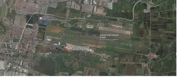 Gambar 3. 1 Lokasi Kawasan Bandar Udara Internasional Juanda