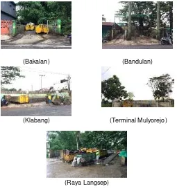 Gambar 3.4 Tempat Penampungan Sampah (TPS) di Kecamatan Sukun 