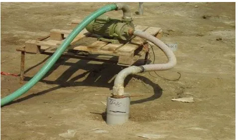 Gambar 2.2 Pompa yang digunakan untuk melakukan dewatering muka air tanah Sumber : Fadiel, 2013 