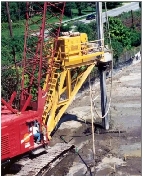 Gambar 3. 12 Bor dengan Tipe Crane-mounted  