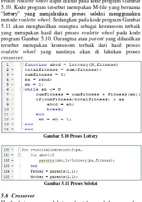 Gambar 5.10 Proses Lottery 