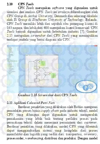 Gambar 2.15 Screenshot dari CPN Tools 