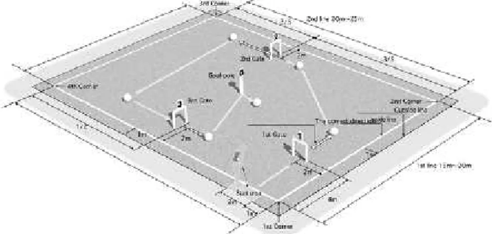 Gambar 1. Lapangan Gateball