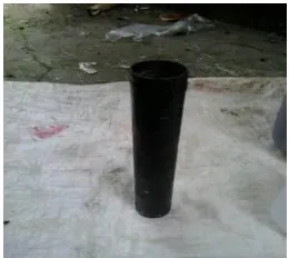Gambar.3.10. ukuran spesimen uji tekan 