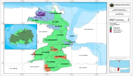 Gambar 2. 4  Peta Geologi Kabupaten Gresik (Sumber: RISPAM Kabupaten Gresik, 2015) 