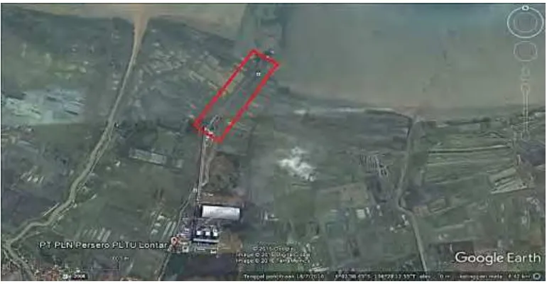 Gambar 1.1 Lokasi PLTU Banten 3 Lontar (sumber: Google Earth) 