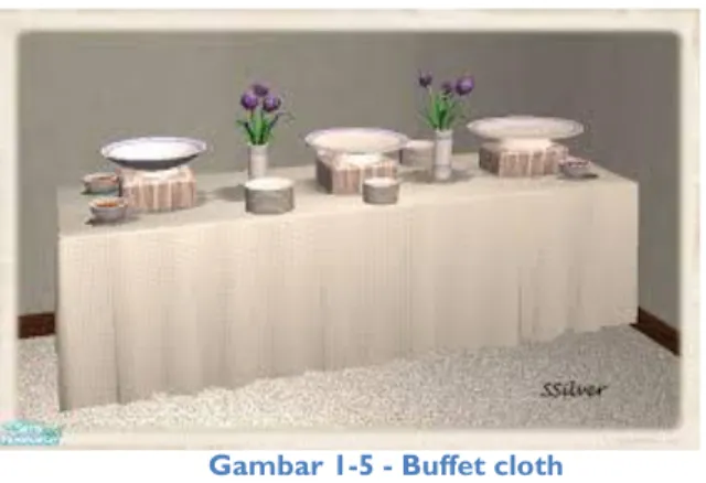 Gambar 1-5 - Buffet cloth