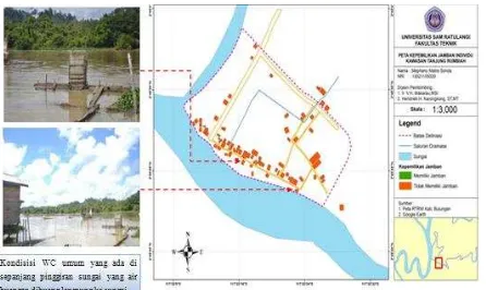 Gambar 11. Peta Identifikasi Masalah Sanitasi  Tanjung Rumbia 