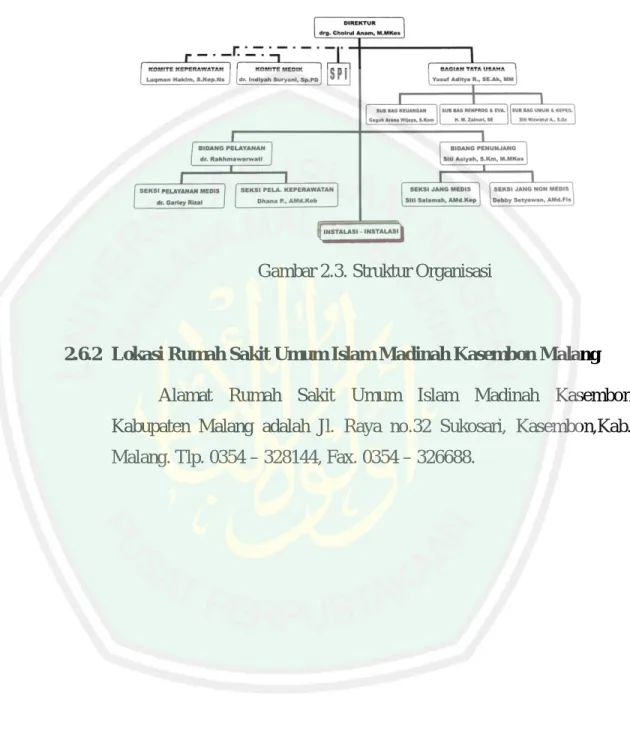 Gambar 2.3. Struktur Organisasi 