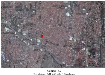 Gambar 3.2 Peta lokasi MI Al-Lathif Bandung 