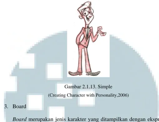 Gambar 2.1.13. Simple  (Creating Character with Personality,2006)