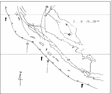 Gambar 2. Peta Sesar Sumatera 
