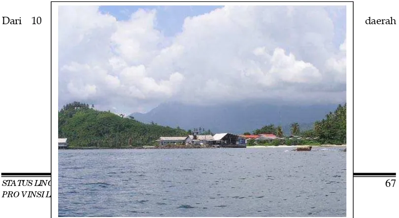 Gambar 9. Kawasan Pesisir  Provinsi Lampung 