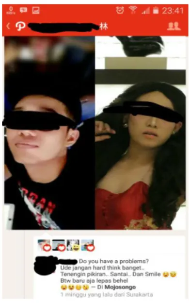 Gambar 3 Screencapture Akun Path Informan II 