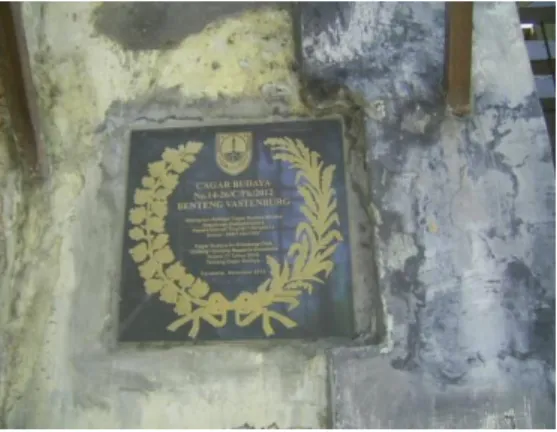 Gambar 1.1 Cagar Budaya Benteng Vastenburg 