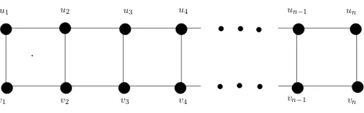 Figure 1: Ladder Ln = Pn × P2.