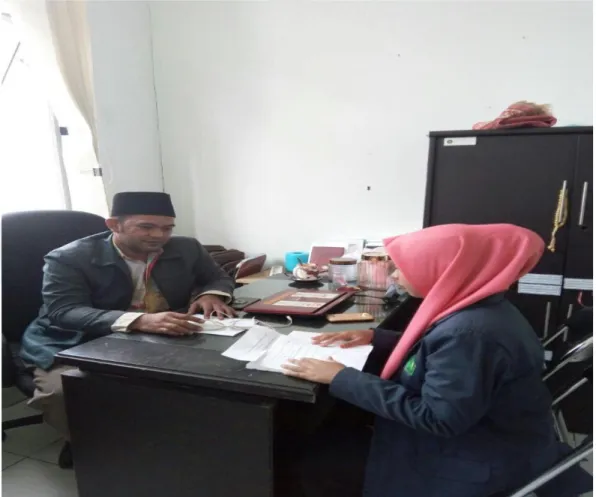 Gambar 1: Foto wawancara bersama Ketua PC LBM-NU Kota Malang 