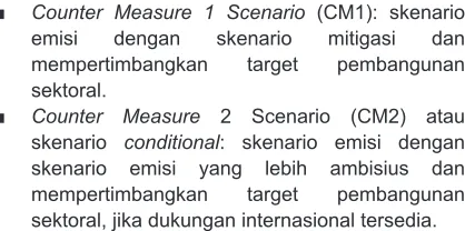 Table 1. Proyeksi BAU dan reduksi emisi GRK dari setiap kategori sektor