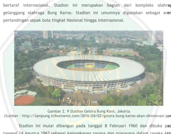 Gambar 2. 9 Stadion Gelora Bung Karn, Jakarta 
