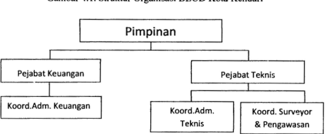 Gambar 4.1.  Struktur Organisasi BLUD Kota Kendari  Pimpinan  Pejabat Keuangan  Koord.Adm