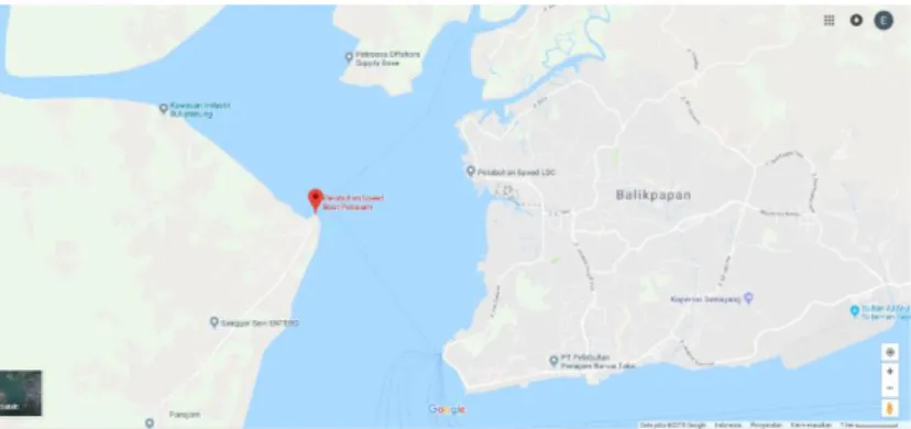 Gambar 5 Lokasi Pelabuhan Speed Boat Penajam Sumber : Google Maps, 2019 