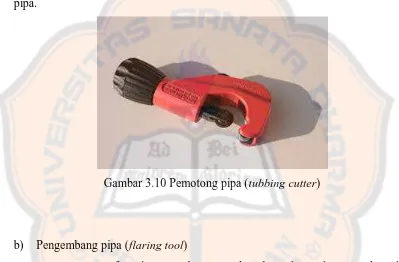Gambar 3.10 Pemotong pipa (tubbing cutter) 