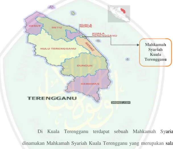 Gambar 4.1. Peta Mahkamah Syariah Kuala Terengganu 