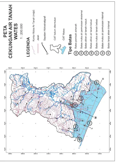 Gambar 2. Peta Batas Cekungan Air Tanah Wates 