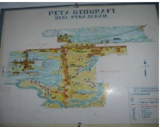 Gambar 2.1 : Peta geografi desa Pegajahan  