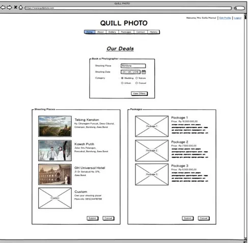 Gambar  7  menunjukan  rancangan  antarmuka  halaman 