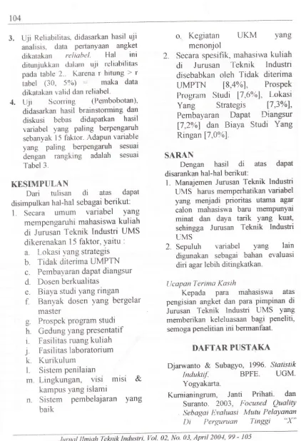 Tabel disarankan Dengan hal-hal hasil berikut:di 3.l. 