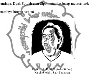 Gambar 5 : Dyah Sujirah (Si Pon) 